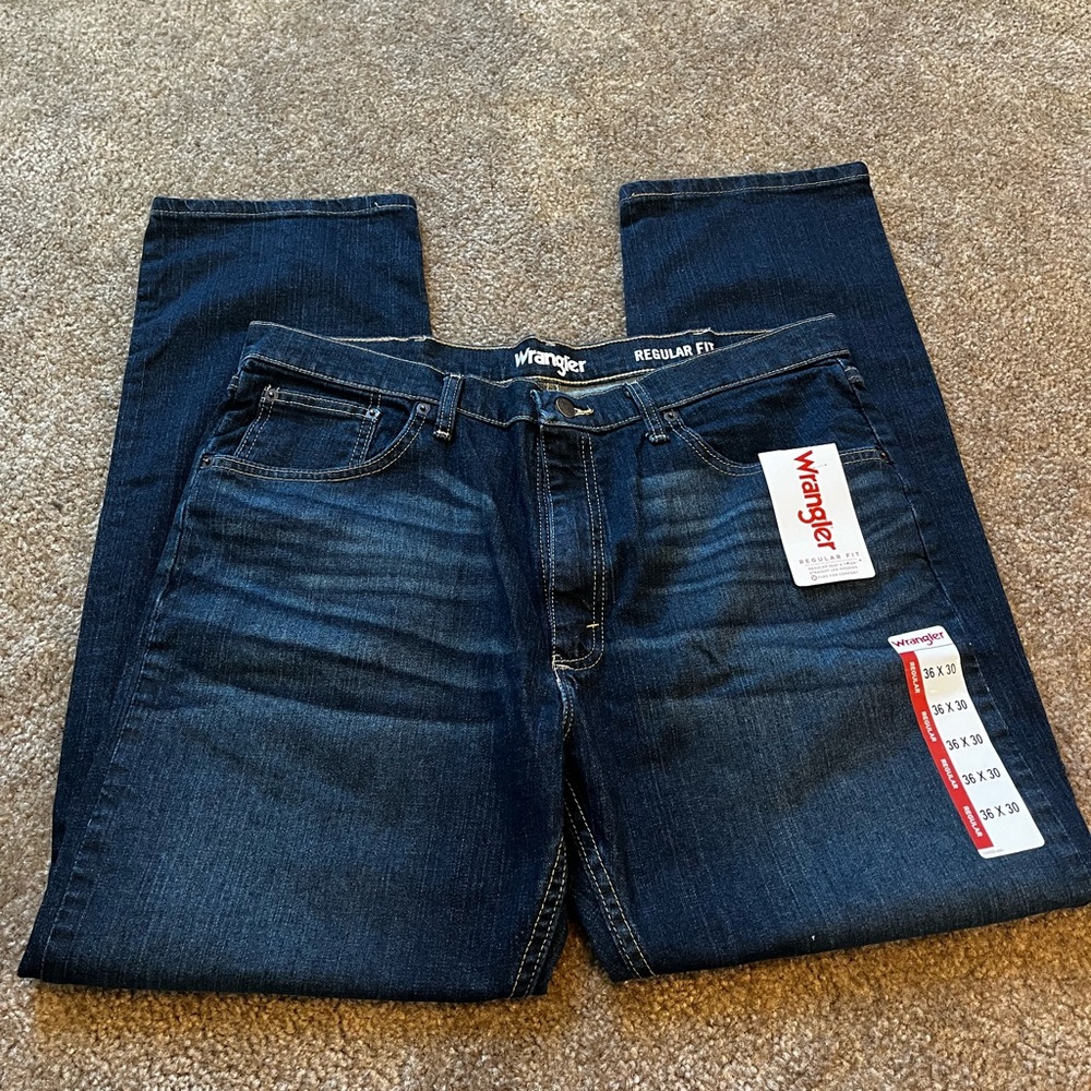 Wrangler regular fit jeans 36x30